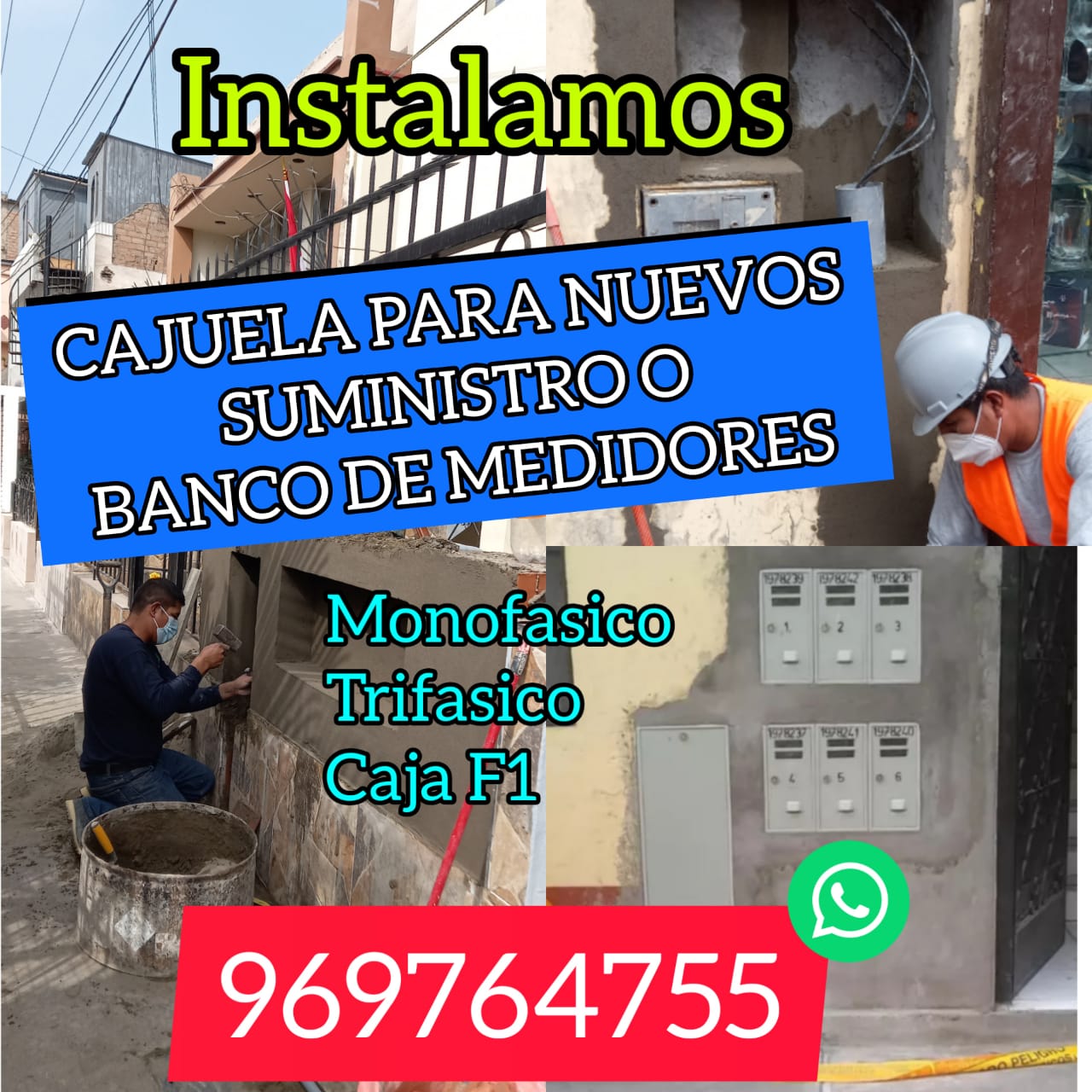 INSTALACION DE CAJUELA BANCO DE MEDIDORES NUEVOS SUMINISTROS 